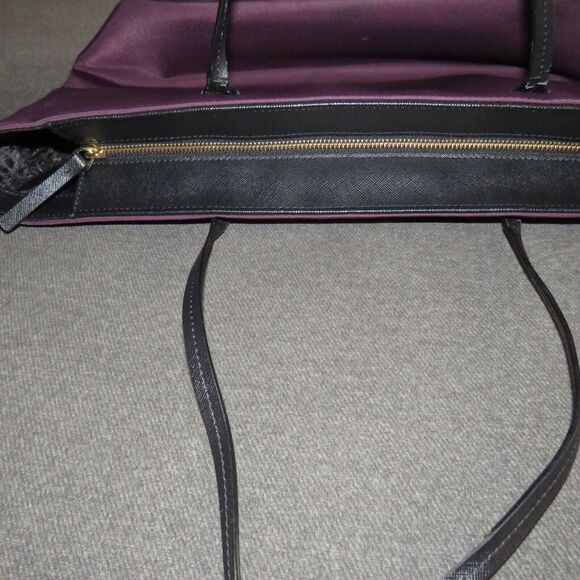 Kate Spade New York Purple Zip Nylon Tote Bag ----AS IS---READ READ READ---- - Picture 10 of 16